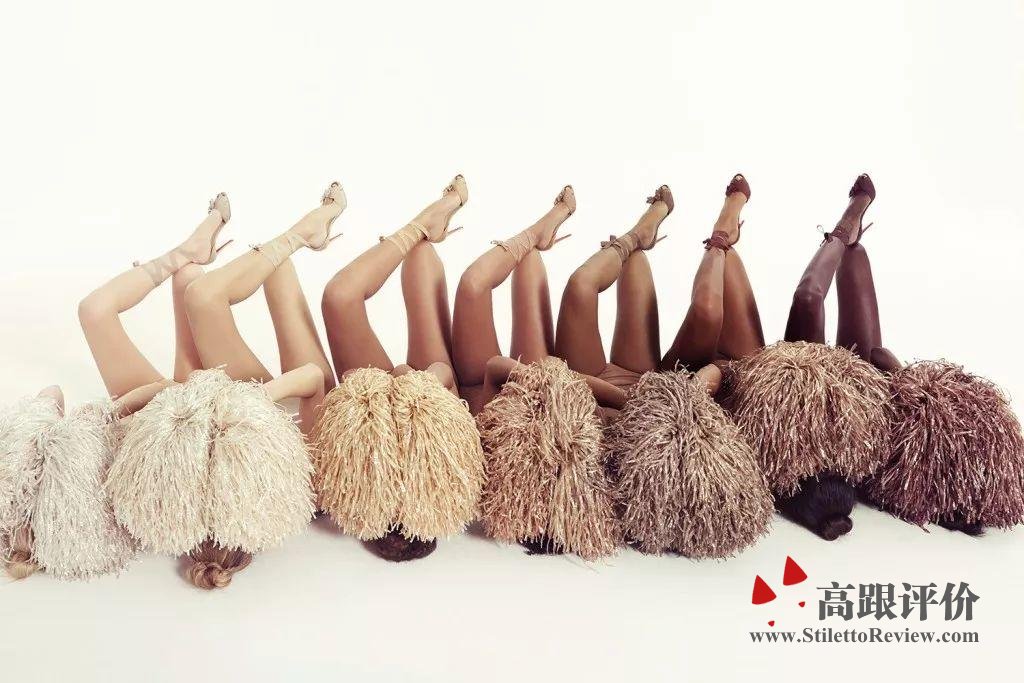 Christian Louboutin裸色系列高跟鞋性感广告大片-高跟评价